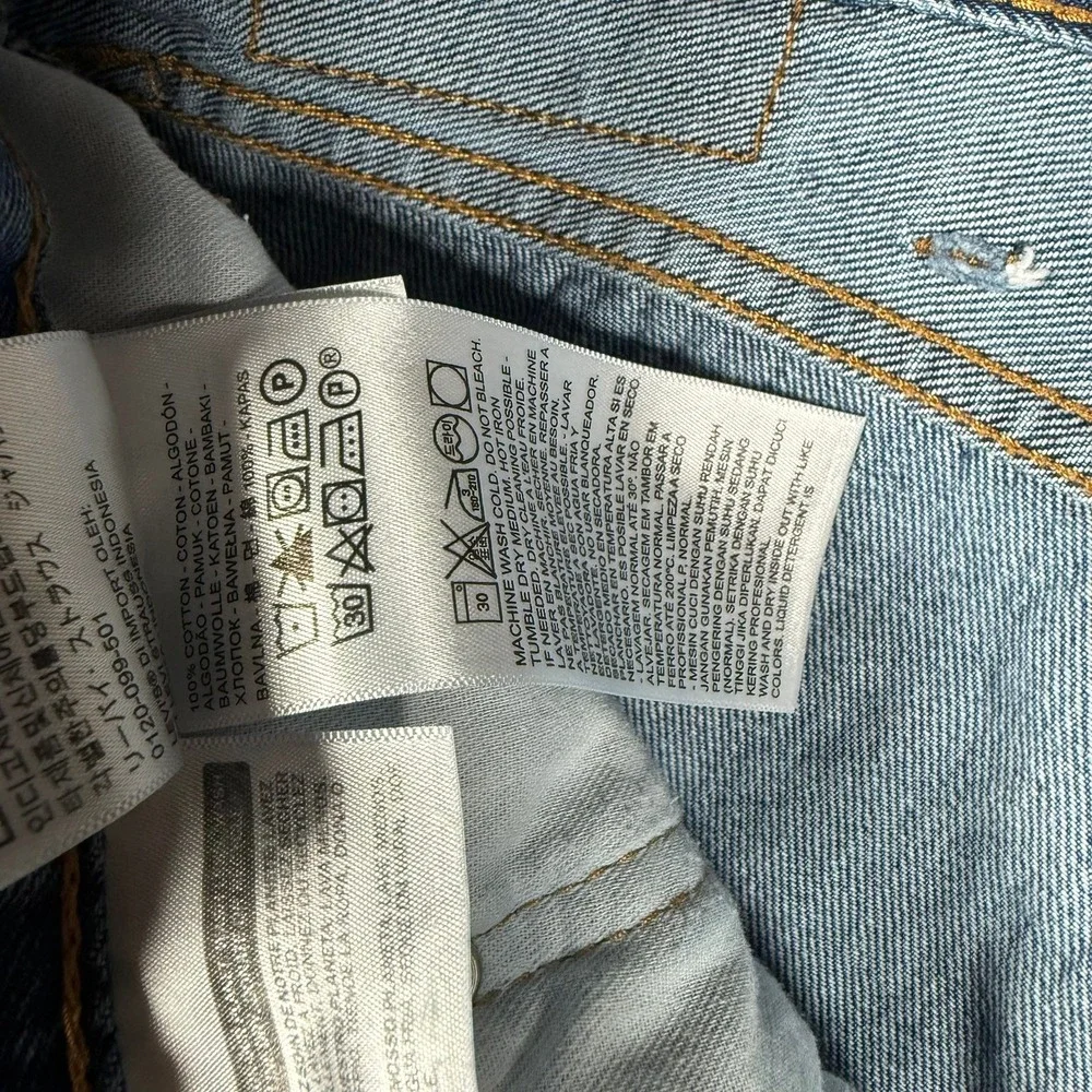 Levi's 541 Athletic Fit‎ Jeans Mens W38 L32 Comfort Stretch Blue Denim